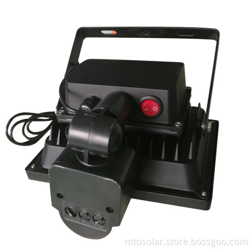 12v led flood light with sensor and solar panel